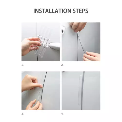 Bandes de silicone adhésive antichoc pour rétroviseurs et