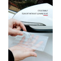 Stripe in silicone antiurto adesivo per specchietti e maniglie