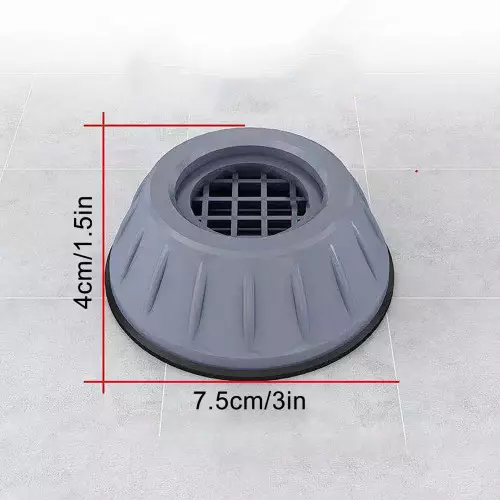 4 Piedini per Lavatrice in gomma dura antiscivolo e