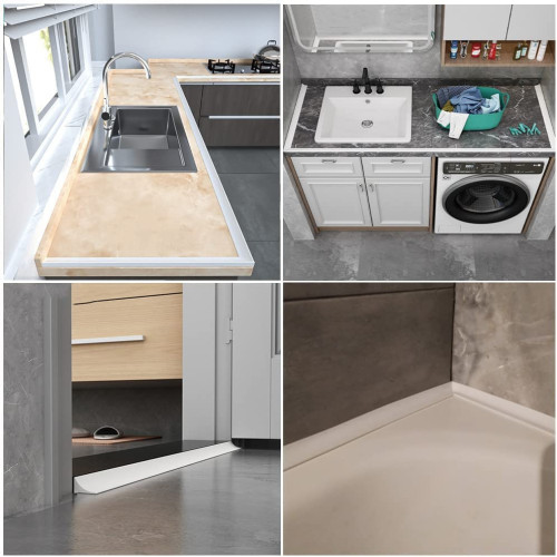 Faixa protetora antigota em silicone dupla face para chuveiro e