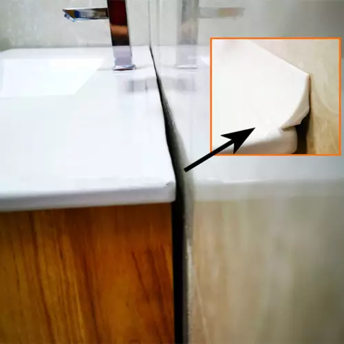 Tira protectora antigoteo de silicona de doble cara para ducha