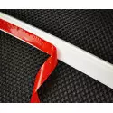 Silicone double-sided drip protection strip for shower and