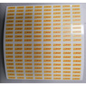 100 Klebetiketten mit Garantiesiegel - 15x5mm Bester Preis