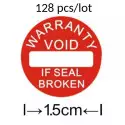 Etichette adesive antimanomissione con sigillo di garanzia -