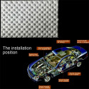 Polyester fiber cotton sound-absorbing material for car noise