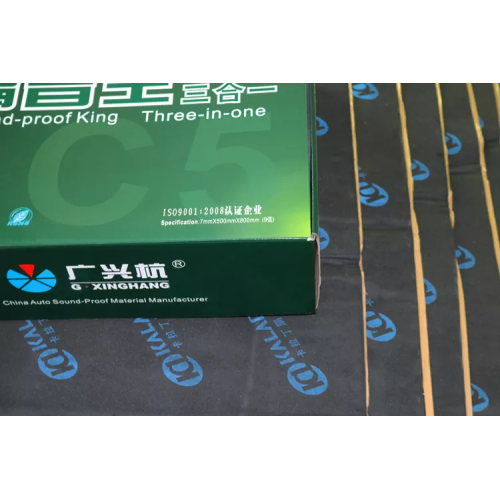 4 sheets 3-in-1 car anti-vibration soundproof panels