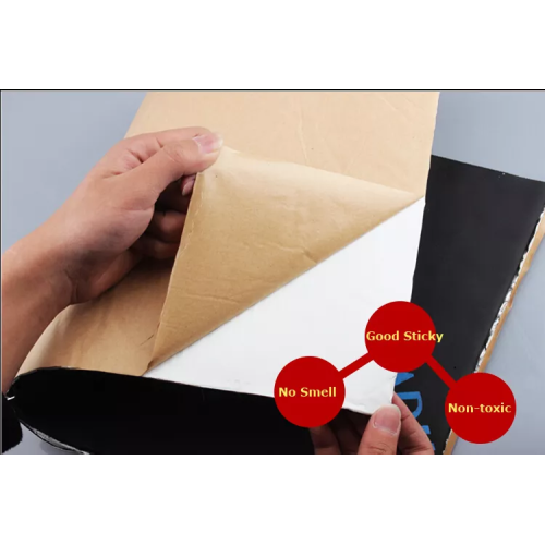 4 sheets 3-in-1 car anti-vibration soundproof panels