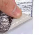 Panel termoadhesivo en fibra de vidrio y aluminio para el