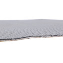 Thermal adhesive panel in fabric and reflective aluminum heat