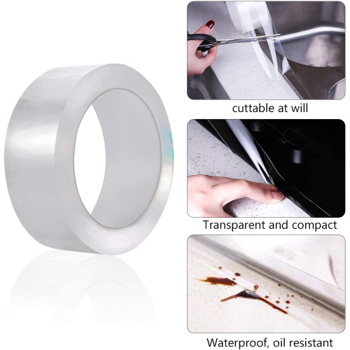 Nastro Adesivo Impermeabile in Acrilico Decorativa Antimuffa