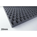 Soundproofing Sponge Panel Adhesive Studded pyramid 50x100 Best