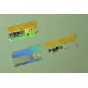 100 adhesive labels guarantee seal with serial ID, month and