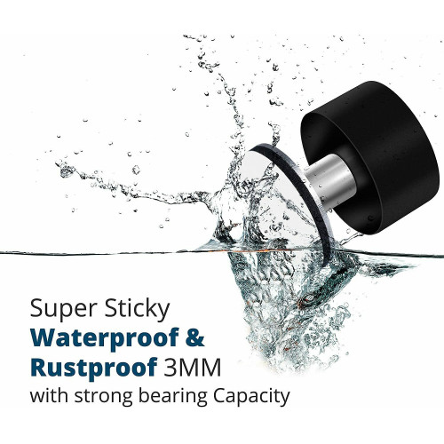 Tope de puerta de suelo en acero inoxidable con goma