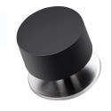 Door stopper, floor mount in stainless steel with anti-scratch