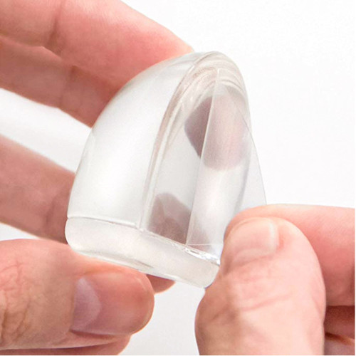 Topes de puerta de suelo transparentes autoadhesivos protección