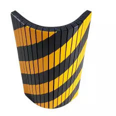 Paracolpi Flessibile Adesivi Antiurto con Intagli per Muri