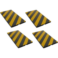 Adhesive corner bumpers flexible shock protectors for