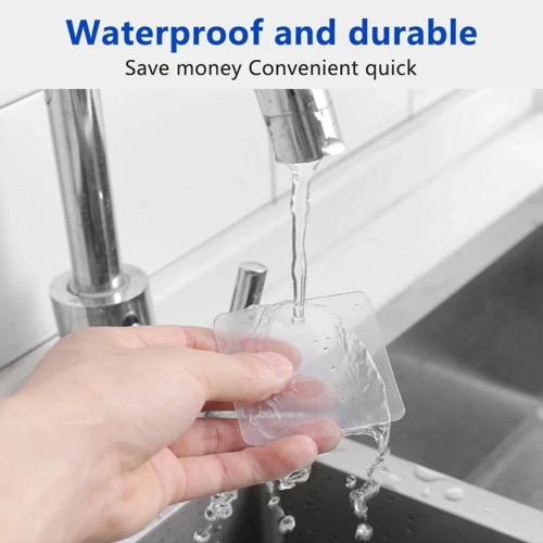 Scatola Biadesivo riutilizzabile trasparente extra forza in BOX