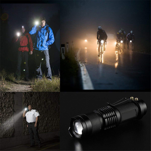 Torcia per bici con 7 Watt 3000 Lumen 3...