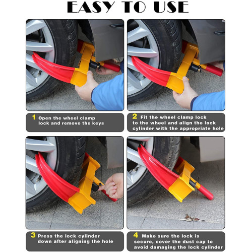 Radklemme Diebstahlsicherung universelle Reifenblockierung