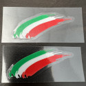Autocollants drapeau Italie différents modèles réfléchissants
