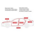 3M adhesive rubber seal L-shape for car door interior thermal