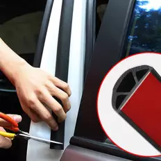 1M Adhesive Rubber Seal for Front Car Door Edge B-Pillar Best