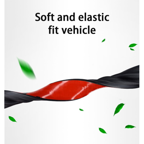 1M Junta de goma adhesiva para borde de puerta delantera de