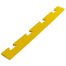 Goulotte mâle/femelle jaune pour plancher "à bulles" également