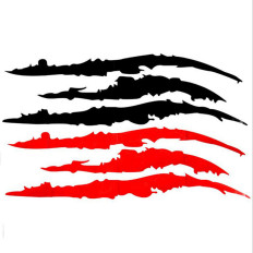 High visibility "claw" reflective stickers kit for car lights