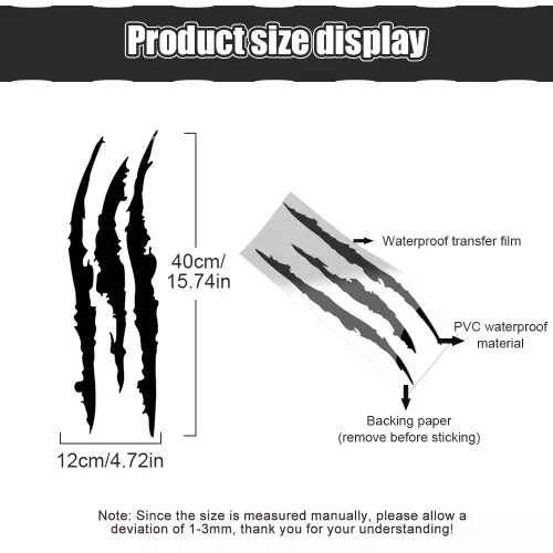 Reflektierendes Aufkleber-Kit "Klaue" für hohe Sichtbarkeit für