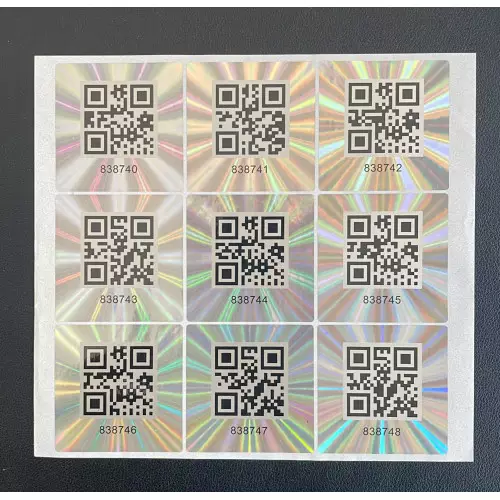 90 Adhesive labels 50mm hologram seals of...