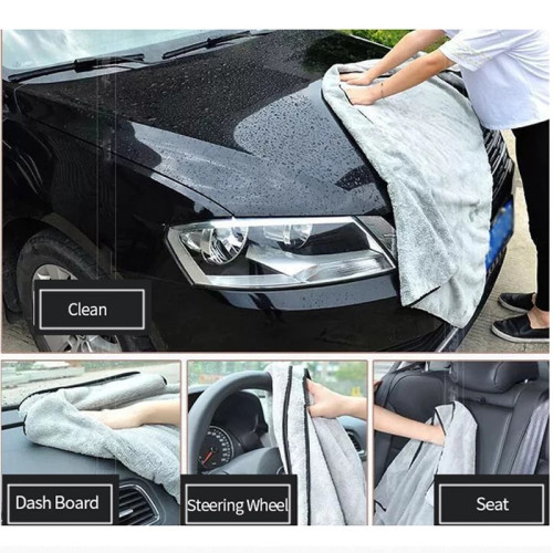 Microfiber Drying and Cleaning Cloth for Polishing with High