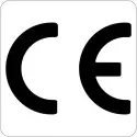 CE marking labels European conformity with permanent adhesive