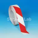 Red and White Anti Slip adhesive tape for stairs and floors -
