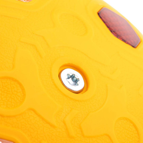 Catadióptrico reflectante vial amarillo 140x140x20mm Mejor