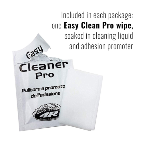 Clip for Telepass 2019 removable fixing system 3 x 3 cm yellow