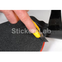 Black Anti Slip adhesive foil for skateboard and snowboard -