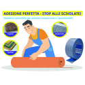 Fita dupla face removível para carpetes, tapetes e outras