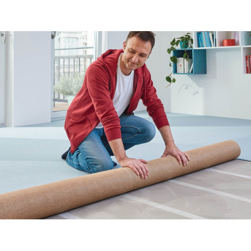 Neutral removable double-sided tape 230my for carpet, rugs and