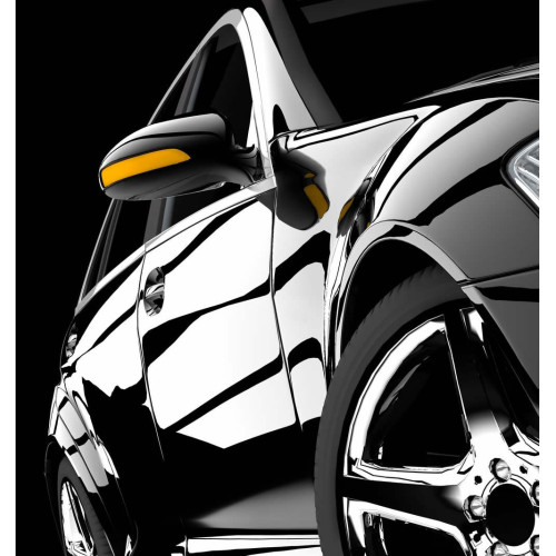 Película adhesiva negra brillante APA made in Italy car