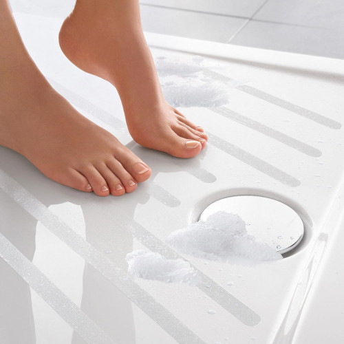 20 Strisce adesive antiscivolo trasparenti per vasca