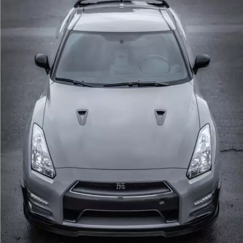 APA glänzend Rainstorm Grau Klebefolie made in Italy Car