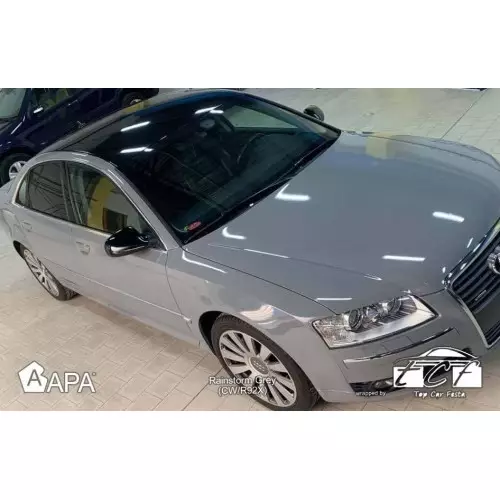 APA glänzend Rainstorm Grau Klebefolie made in Italy Car