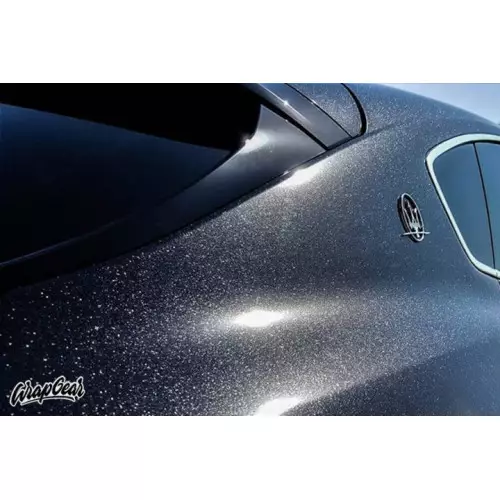 Pellicola adesiva lucido perlescente nero APA made in Italy car