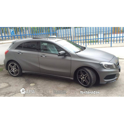 Film adhésif gris fantôme métallisé mat APA made in Italy