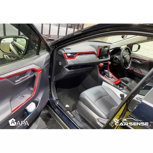 APA glänzende Rot Klebefolie made in Italy Car Wrapping h152