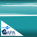 APA glänzende Miami Blau Klebefolie made in Italy Car Wrapping