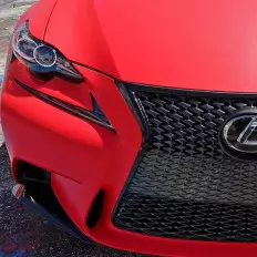 APA matte solid red adhesive film made in Italy car wrapping 2