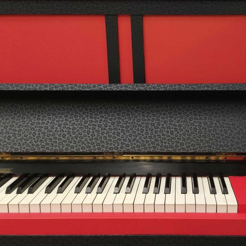 Film adhésif rouge inferno métallisé brillant APA made in Italy